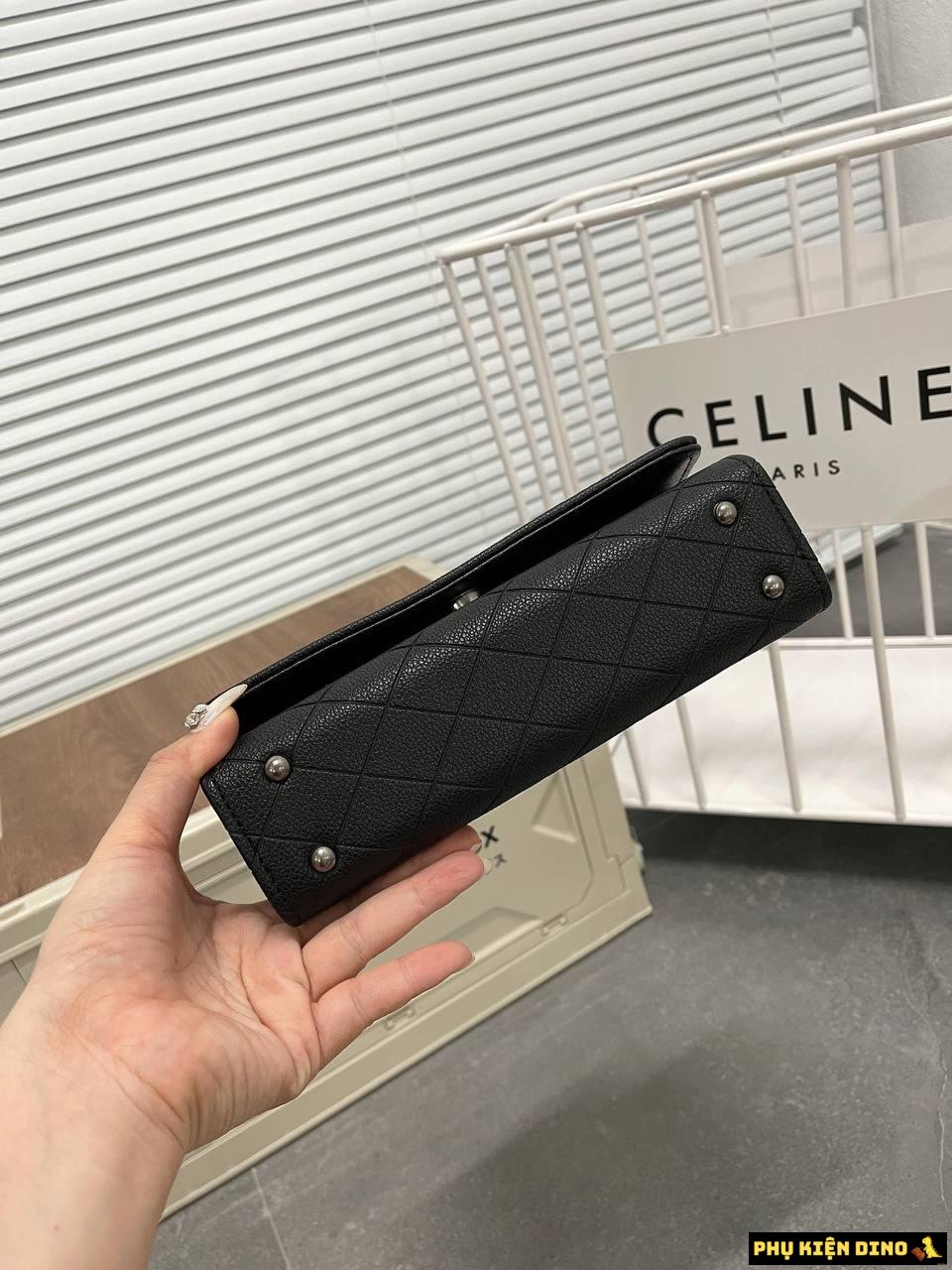 Túi Chanel Màu Đen Size 20 Xích Đen 7 Túi Chanel Black