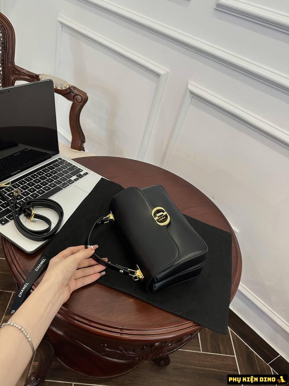 Túi Dior 30 Montaigne Size 20 3 Màu Đen Trắng Nâu 7 Túi Dior 30 Montaigne Size 20 Black