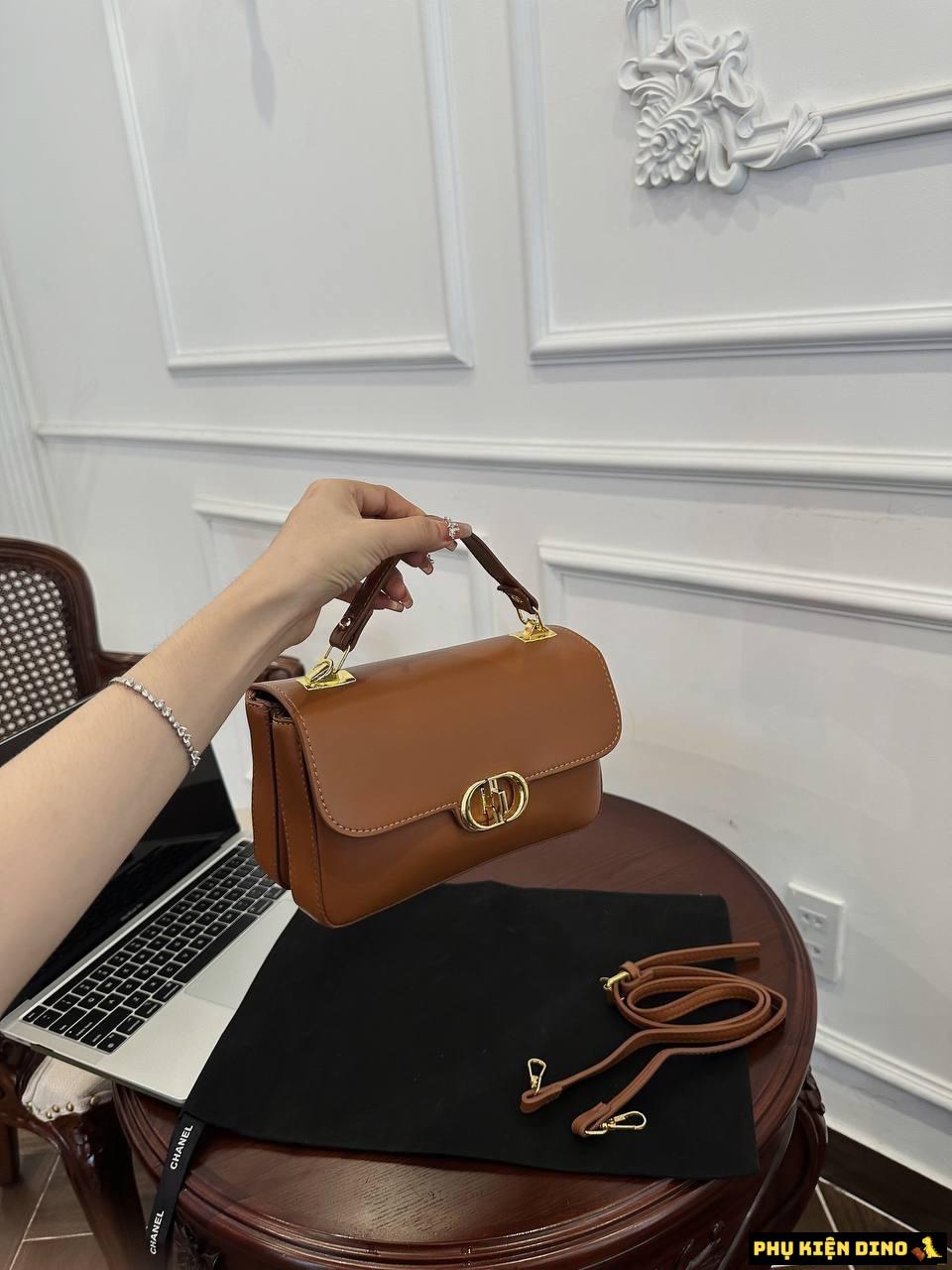 Túi Dior 30 Montaigne Size 20 3 Màu Đen Trắng Nâu 6 Túi Dior 30 Montaigne Size 20 Brown