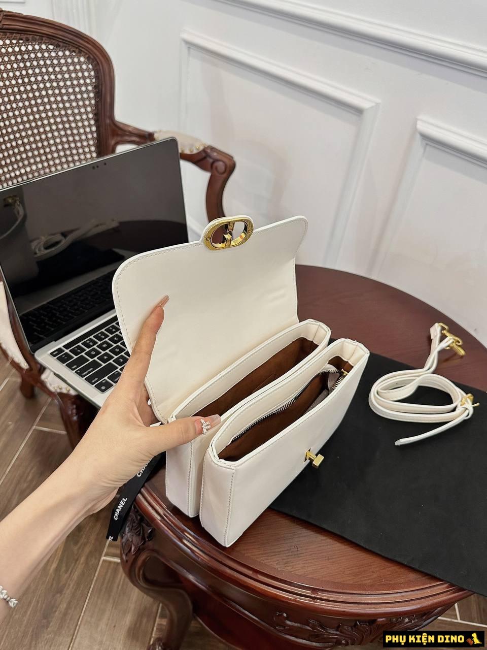 Túi Dior 30 Montaigne Size 20 3 Màu Đen Trắng Nâu 3 Túi Dior 30 Montaigne Size 20 Màu Trắng