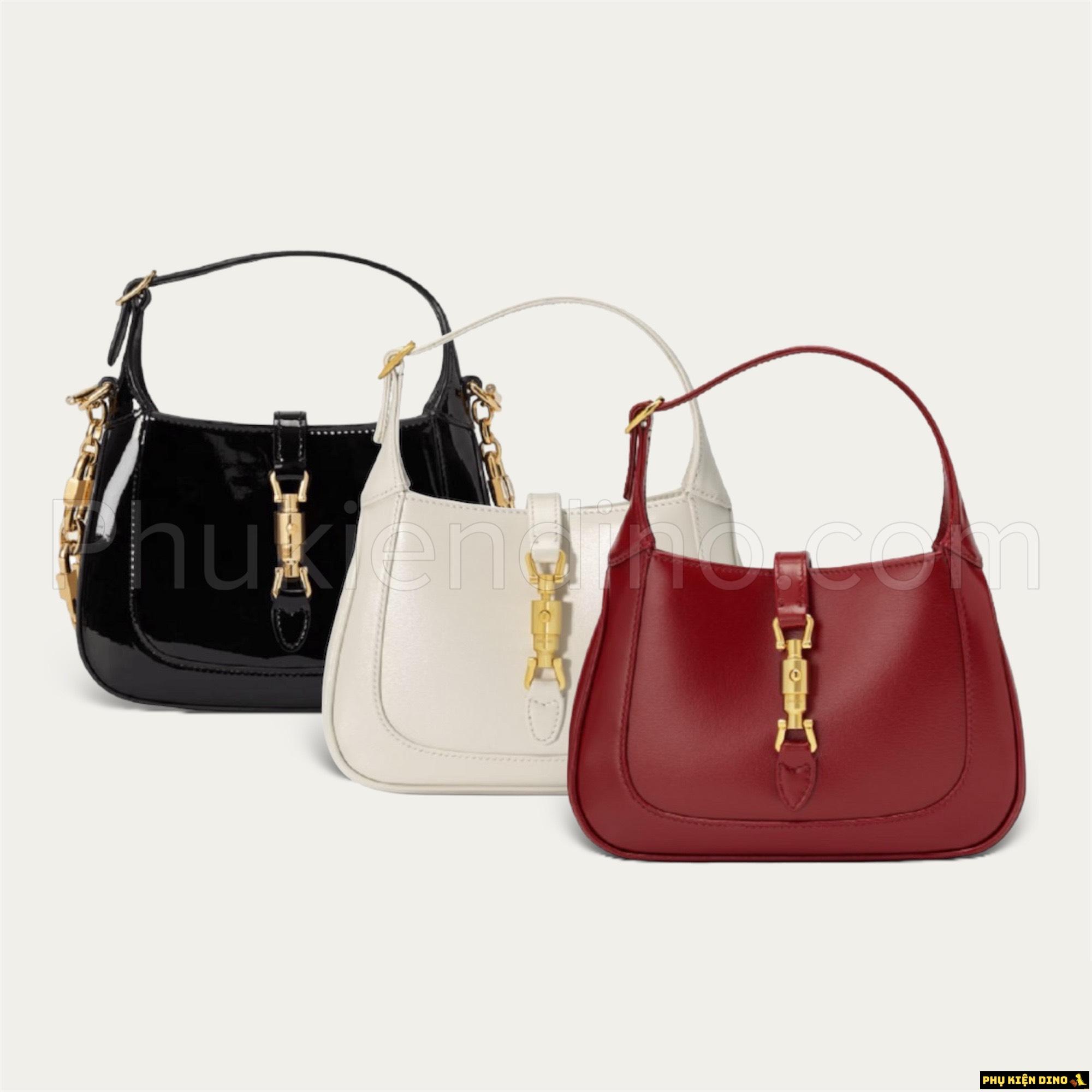 Túi Gucci Jackie 1961 Mini Shoulder 3 Màu Đen Trắng Đỏ Size 21 1 Túi Gucci Jackie 1961 Mini Shoulder 3 Màu Đen Trắng Đỏ Size 21 Cao cấp