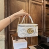 Túi Gucci White GG Marmont 2 Trắng Đen Size 20 10 Túi Gucci White GG Marmont Màu Trắng Size 20