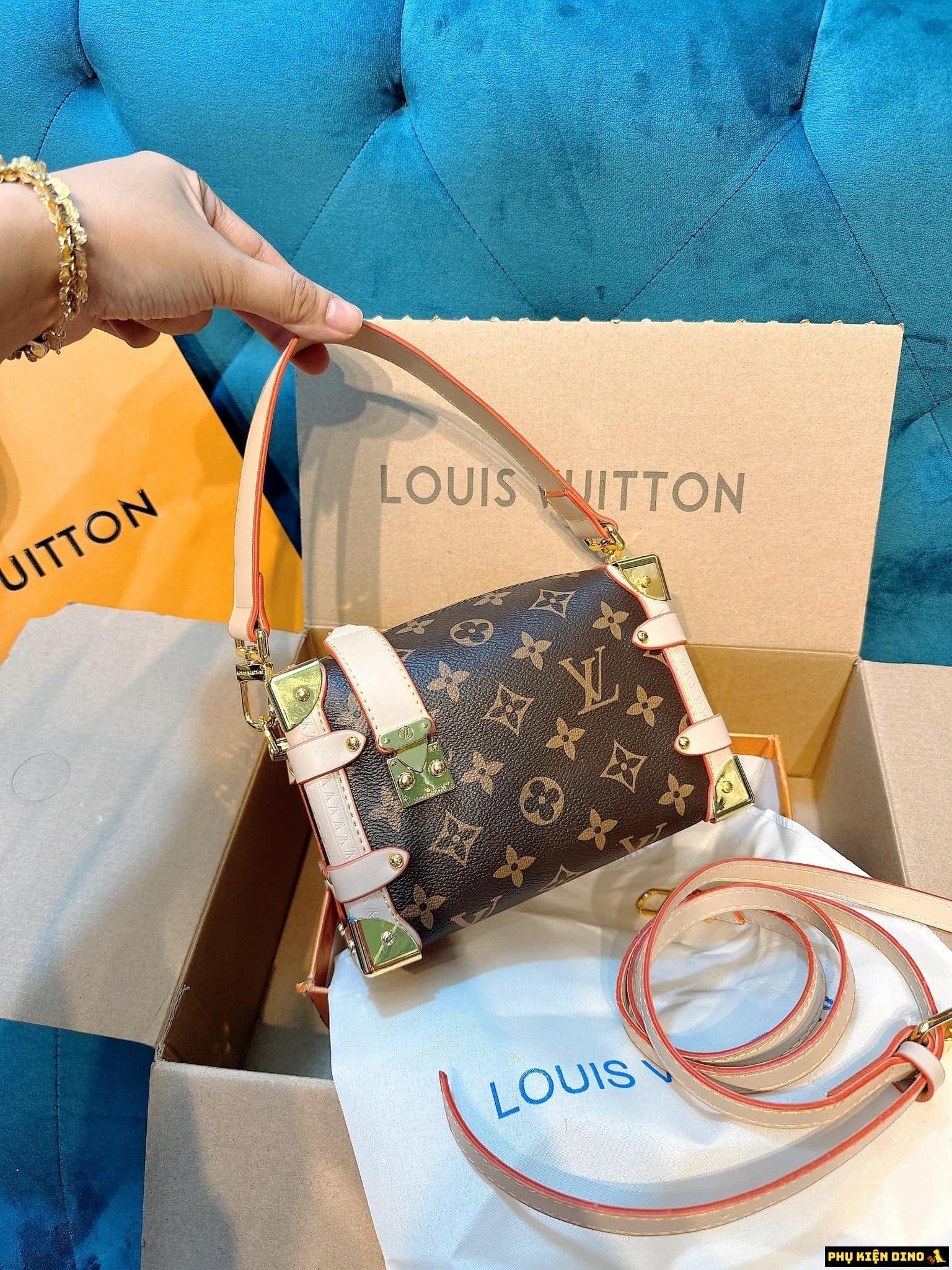 Túi Louis Vuitton LV Side Trunk PM Bag Brown M46358 2 Túi Louis Vuitton LV Side Trunk PM Bag Brown Màu Nâu