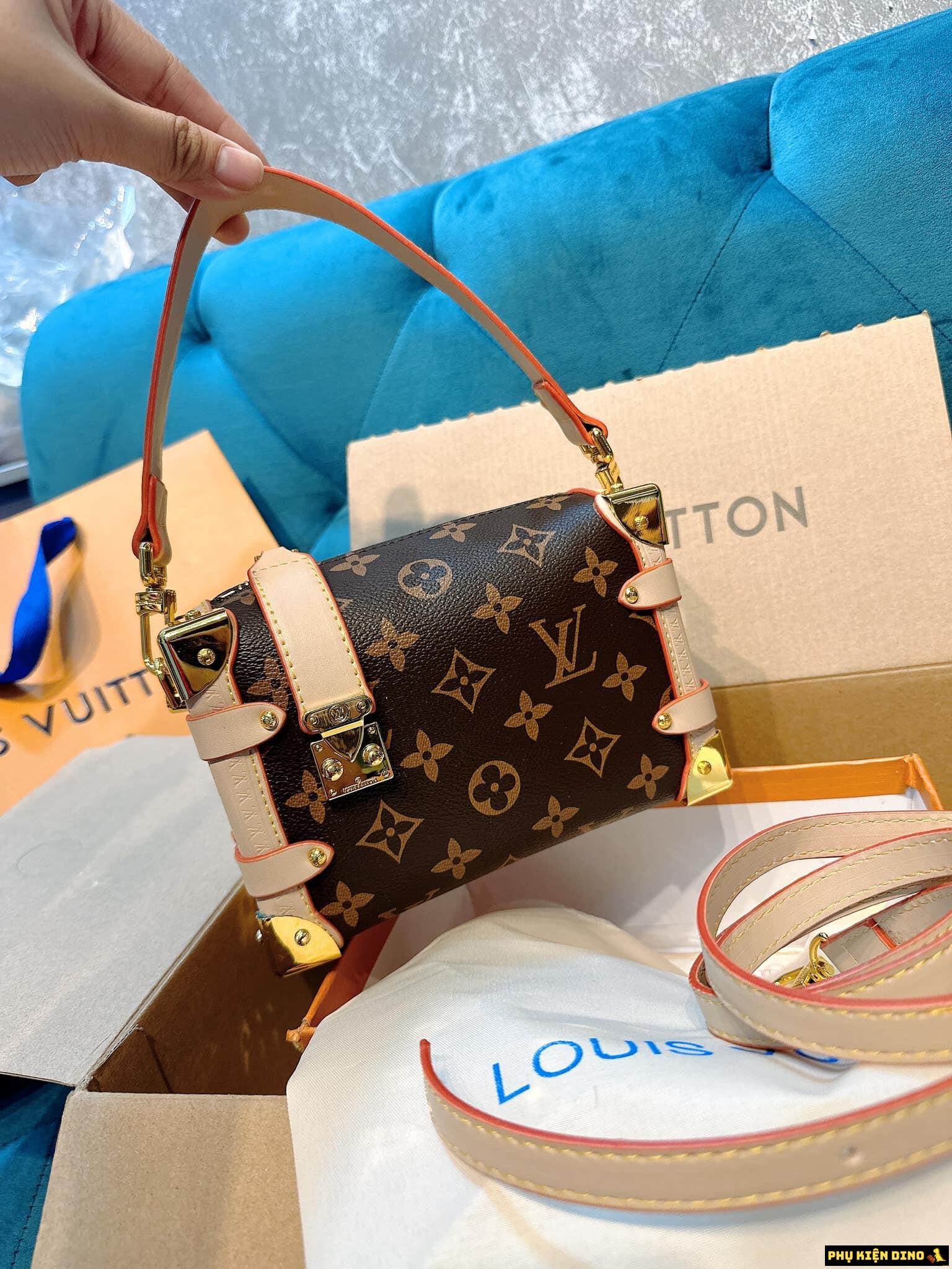 Túi Louis Vuitton LV Side Trunk PM Bag Brown M46358 3 Túi Louis Vuitton LV Side Trunk PM Bag Brown