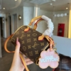 Túi Trống Louis Vuitton LV Monogram 4 Màu Denim Vàng Nâu Trắng 21 Túi Trống Louis Vuitton LV Monogram Nâu Đậm