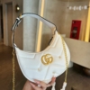 Túi Xách Gucci Marmont 3 Đinh 3 Màu Trắng Đen Kem 19 Túi Xách Gucci Nửa Marmont White
