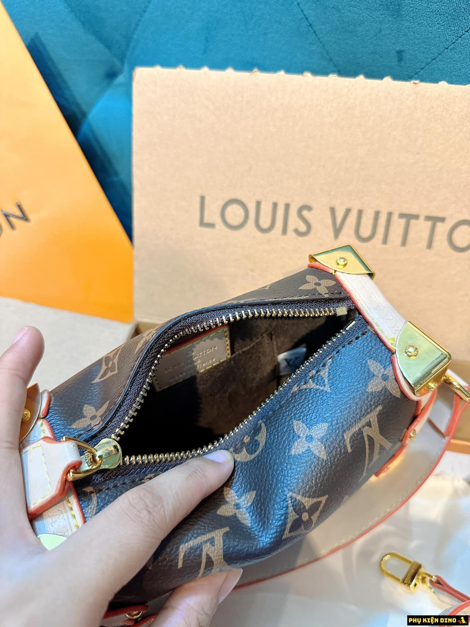 Túi Louis Vuitton LV Side Trunk PM Bag Brown M46358 7 Túi Xách LV Side Trunk Vip Canvas