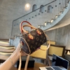 Túi Xách Nữ Louis Vuitton LV Nano Speedy Màu Nâu Size 17 8 Túi Xách Nữ Louis Vuitton LV Nano Speedy Màu Nâu