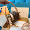 Túi Louis Vuitton LV Side Trunk PM Bag Brown M46358 11 Túi Xách Tay Nữ Louis Vuitton Monogram Canvas Side Trunk Màu Nâu