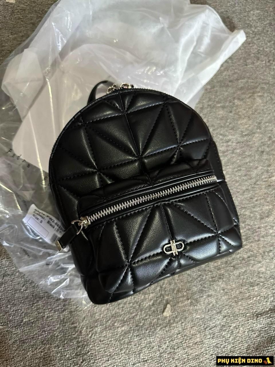 Balo Pedro Mini Hai Màu Trắng Đen 7 Balo Pedro Mini Black