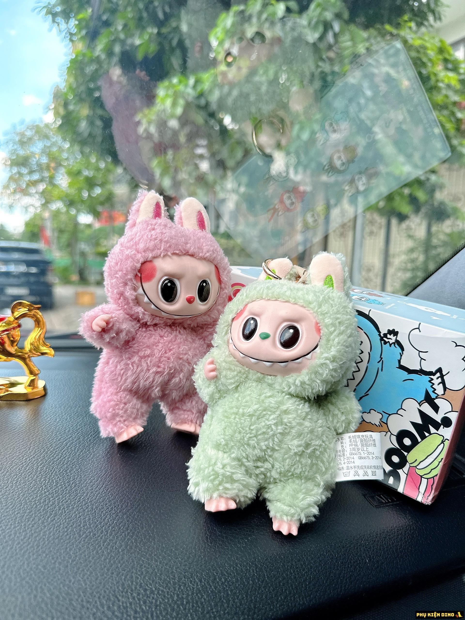 Labubu Rep 1:1 Hai Màu Xanh Cốm Hồng 1 Labubu Rep 11 Hai Màu Xanh Cốm Hồng