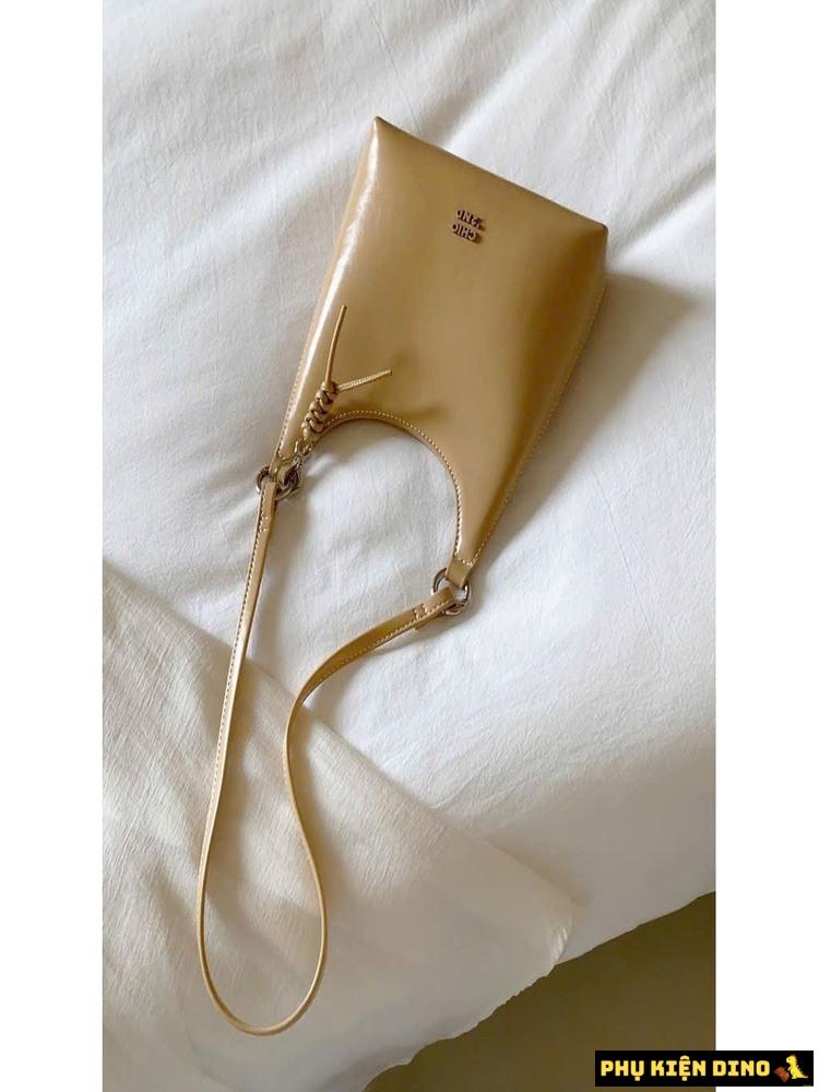 Túi Chio Công Sở 5 Màu Kem Nâu Xanh Hồng Bạc 4 Túi Chio Đeo Vai Màu Nâu Size 25