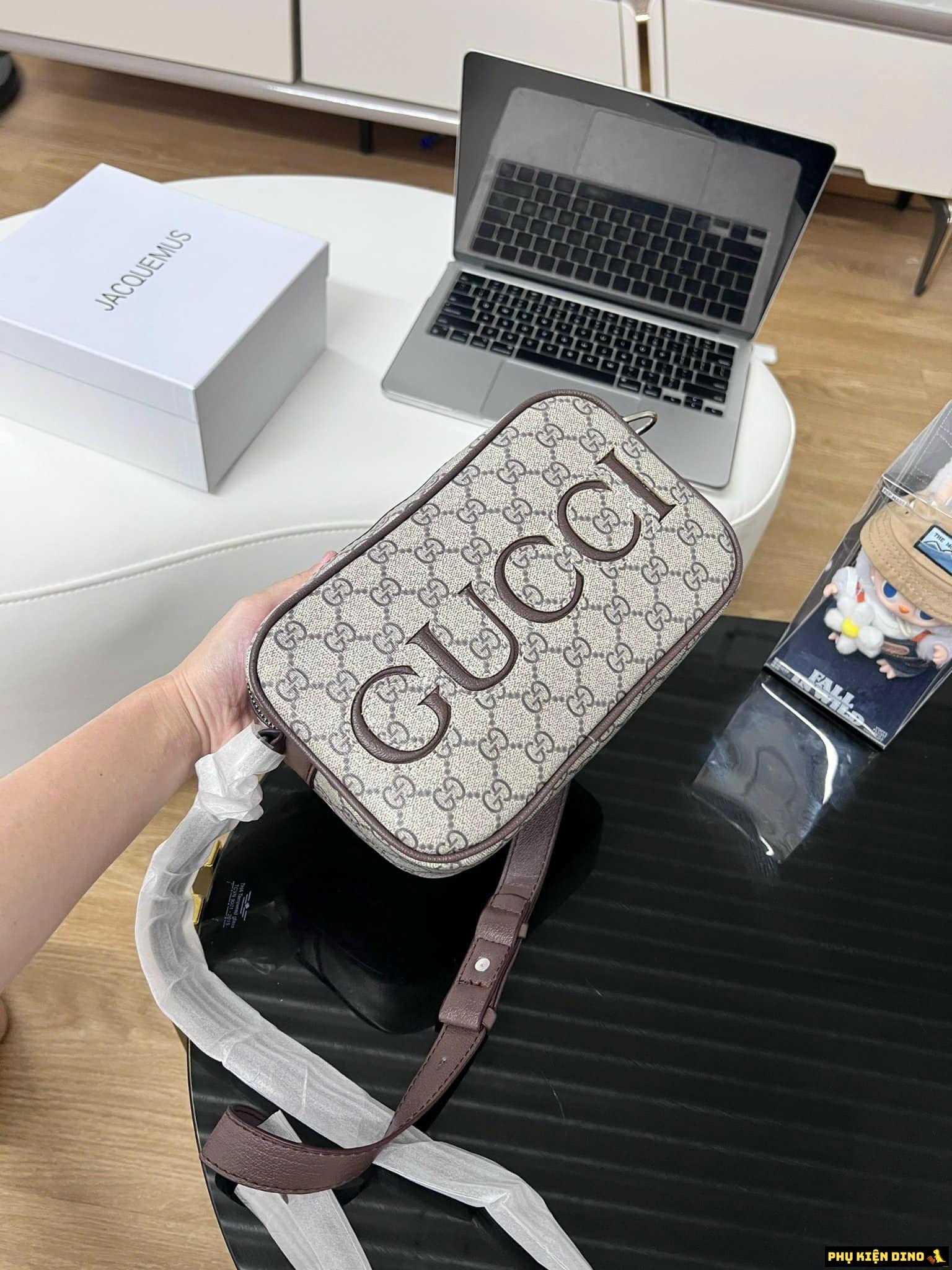 Túi Gucci Hộp Dáng Vuông Size 22 Màu Nâu 2 Túi Gucci Hộp Dáng Vuông