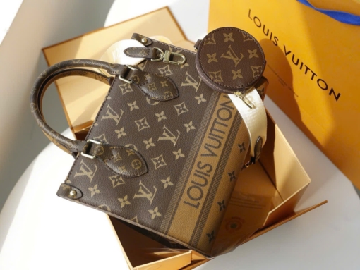 Túi Louis Vuitton LV Công Sở Họa Tiết Sang Trọng Màu Nâu