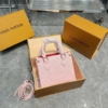 Túi Louis Vuitton Onthego Nano Mini Size 20 Hồng Nâu Đen 8 Túi Louis Vuitton LV Onthego Nano Hồng