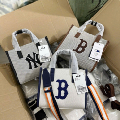 Túi MLB Basic Tote Canvas 3 Mẫu Chữ B NY