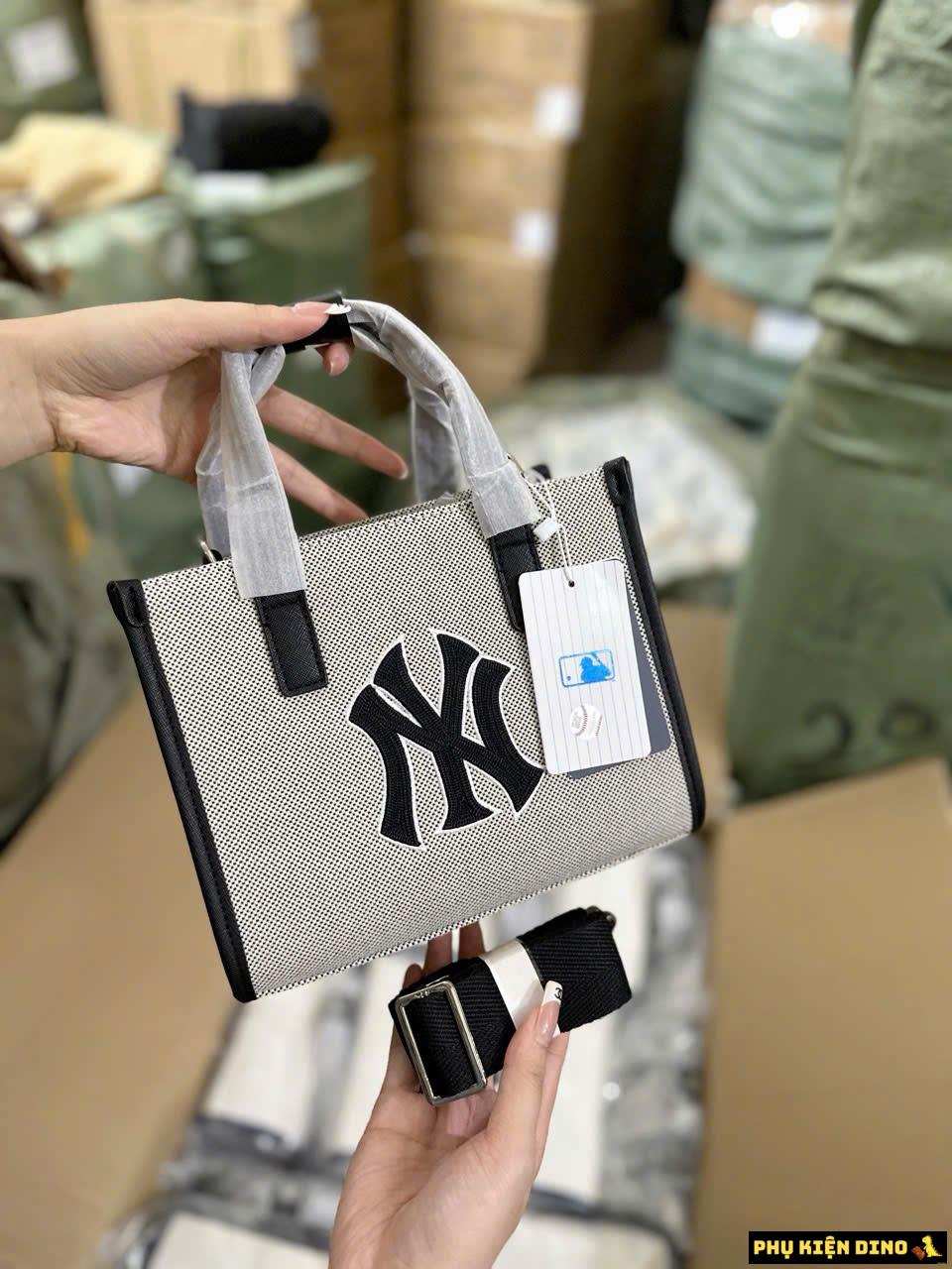 Túi MLB Basic Tote Canvas 3 Mẫu Chữ B NY 3 Túi MLB Tote NY