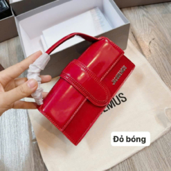 Túi Jacquemus Le Grand Bambino Handle Bag Da Bóng Fullbox