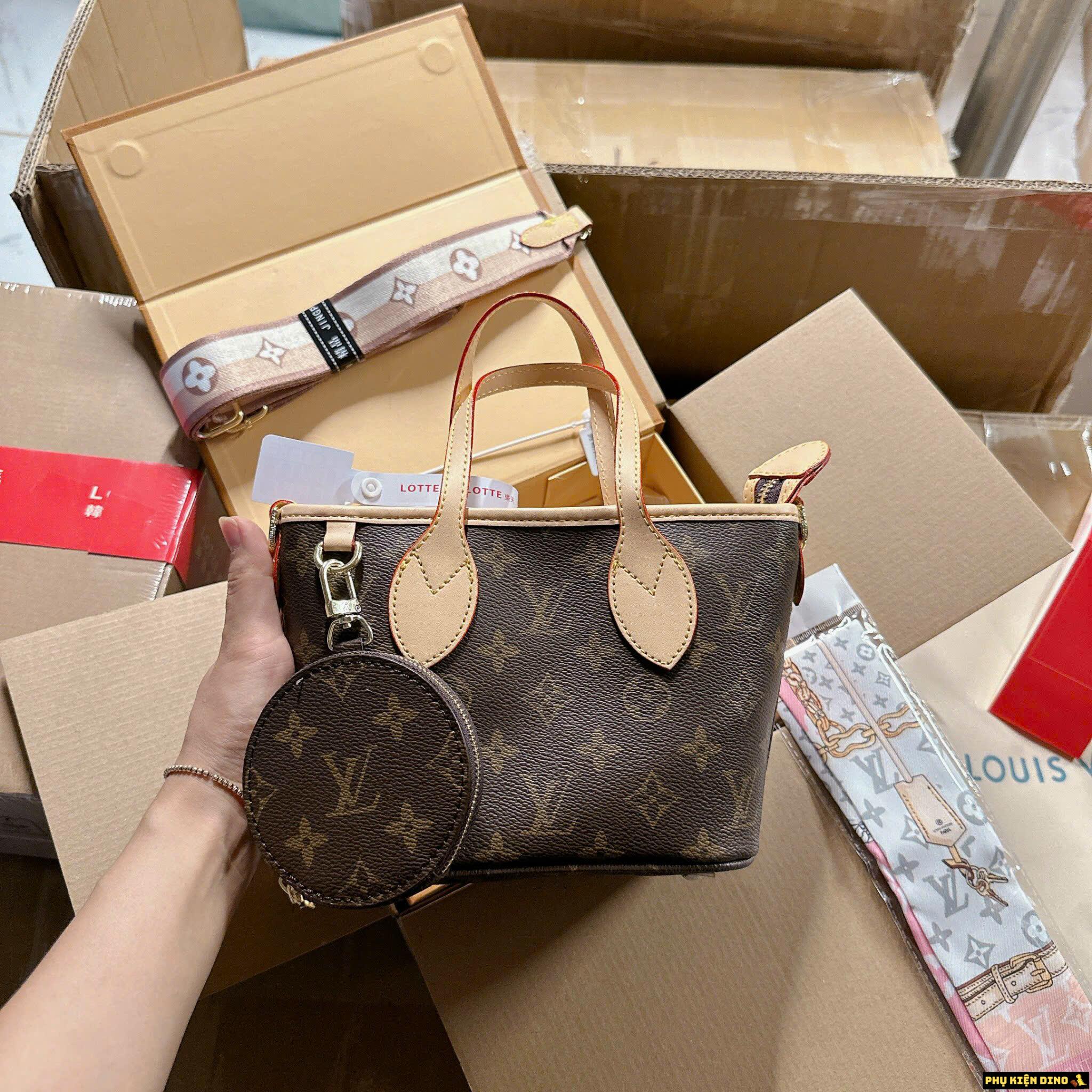Túi Louis Vuitton LV Neverfull BB Màu Nâu M46786 5 Túi Xách Tay Nữ Louis Vuitton LV Neverfull BB Fullbox