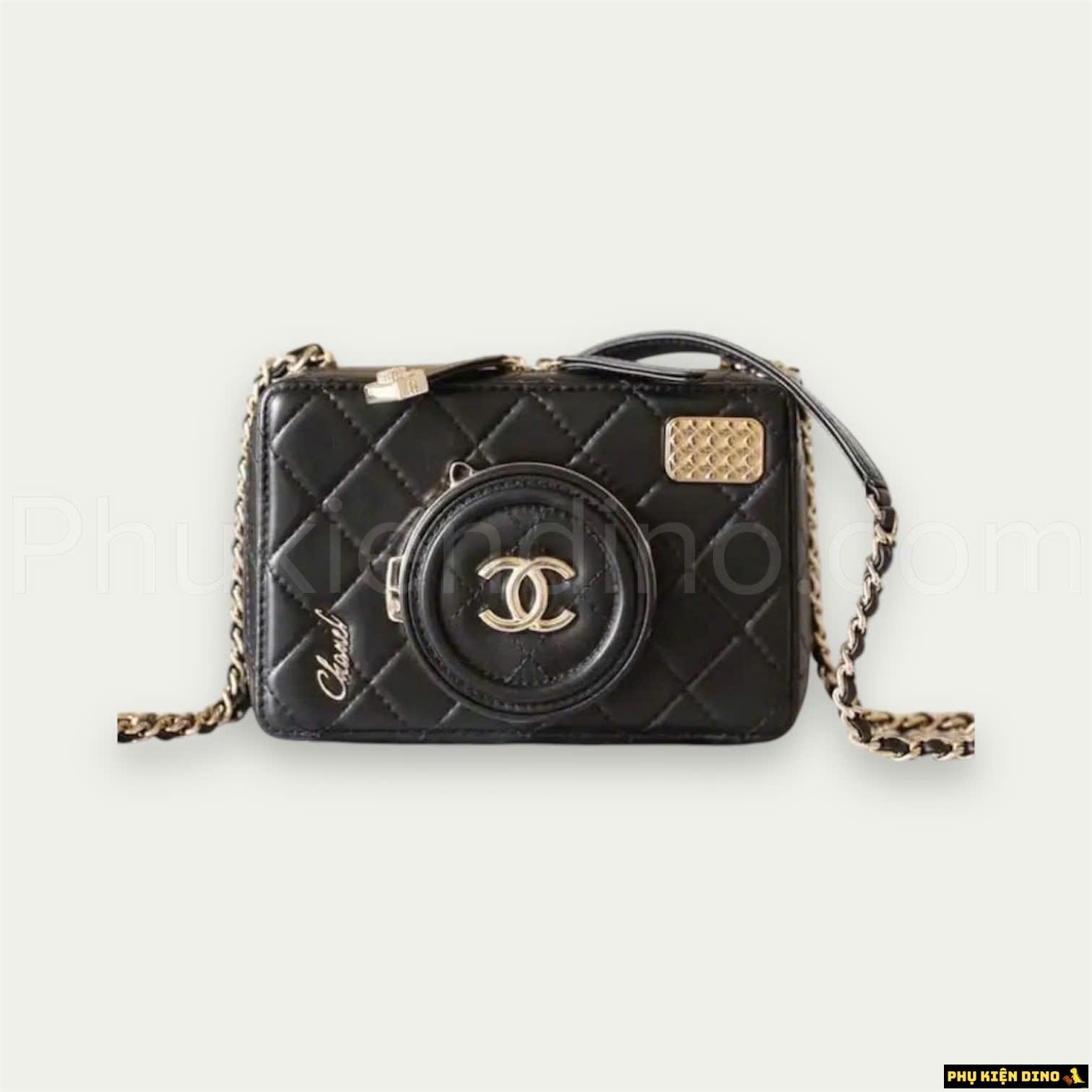 Túi Chanel 24 Camera Da Lambskin Black Size 19 1 Túi Chanel 24 Camera Da Lambskin Black Size 19