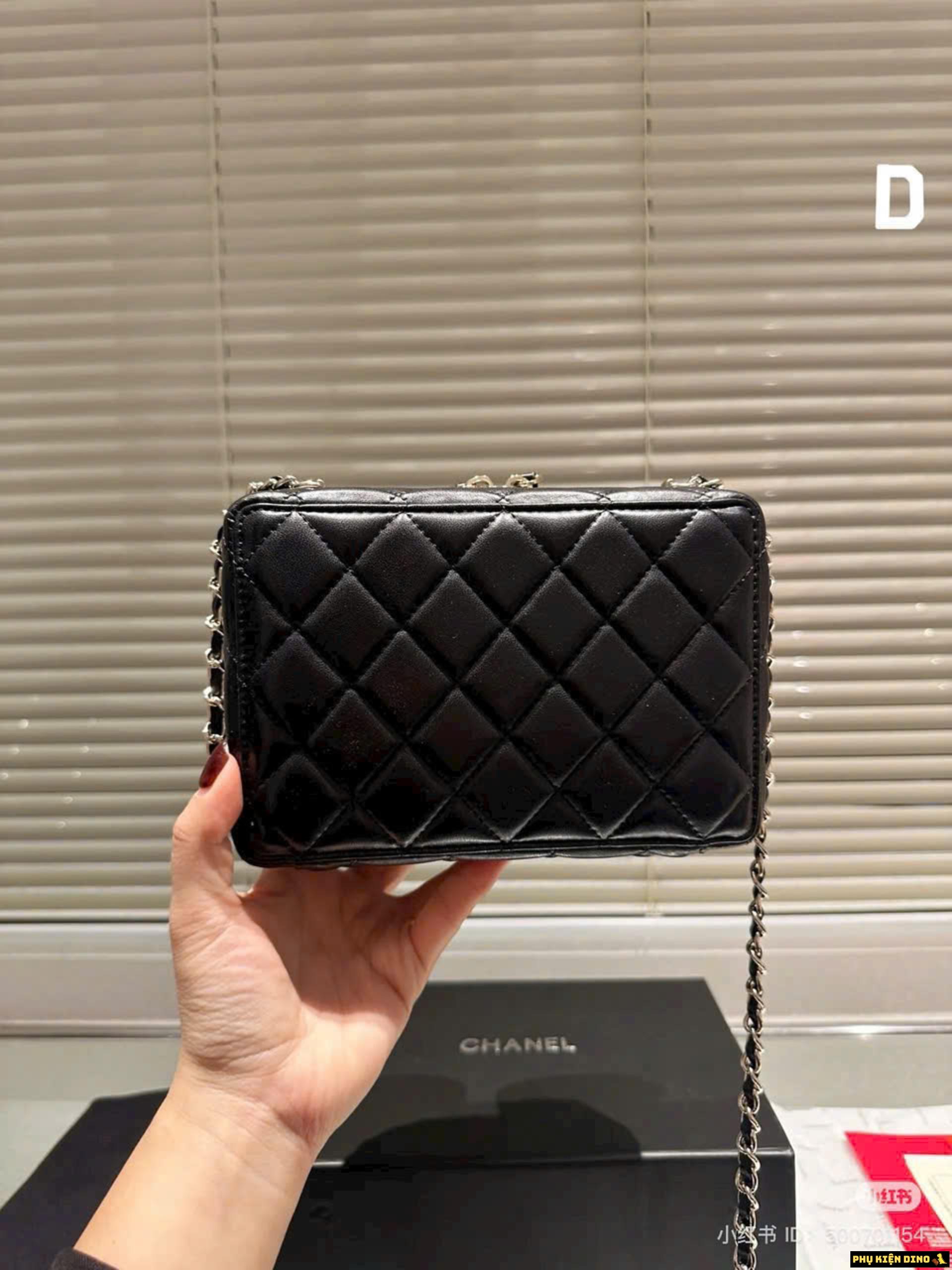 Túi Chanel 24 Camera Da Lambskin Black Size 19 9 Túi Chanel 24 Camera Da Lambskin