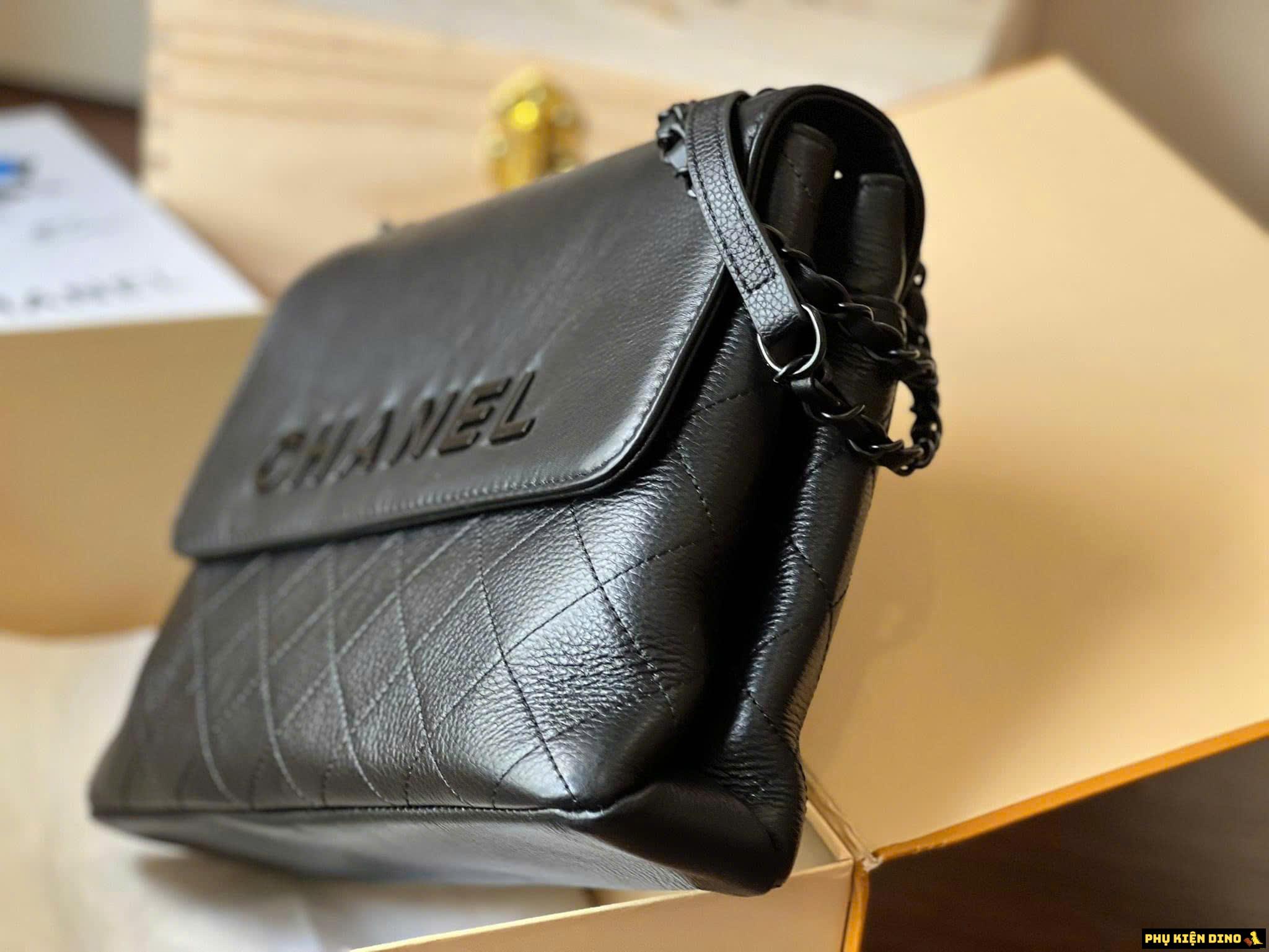 Túi Chanel Black Size 25 Fullbox Màu Đen 4 Túi Đeo Vai Chanel Black Size 25