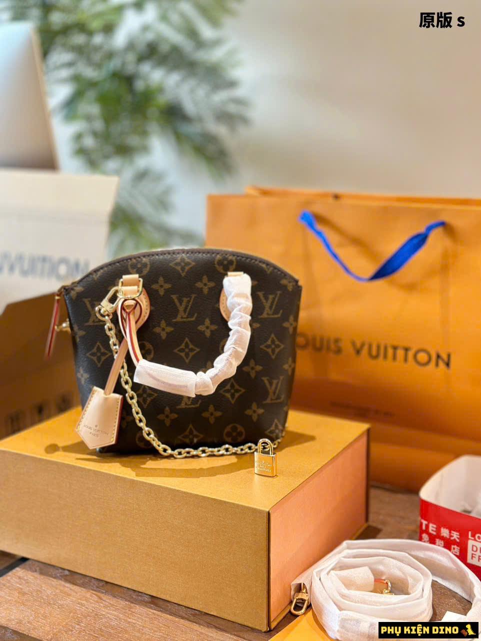 Túi Louis Vuitton LV Lockit BB Brown M12019 1 Túi Louis Vuitton LV Lockit BB Brown