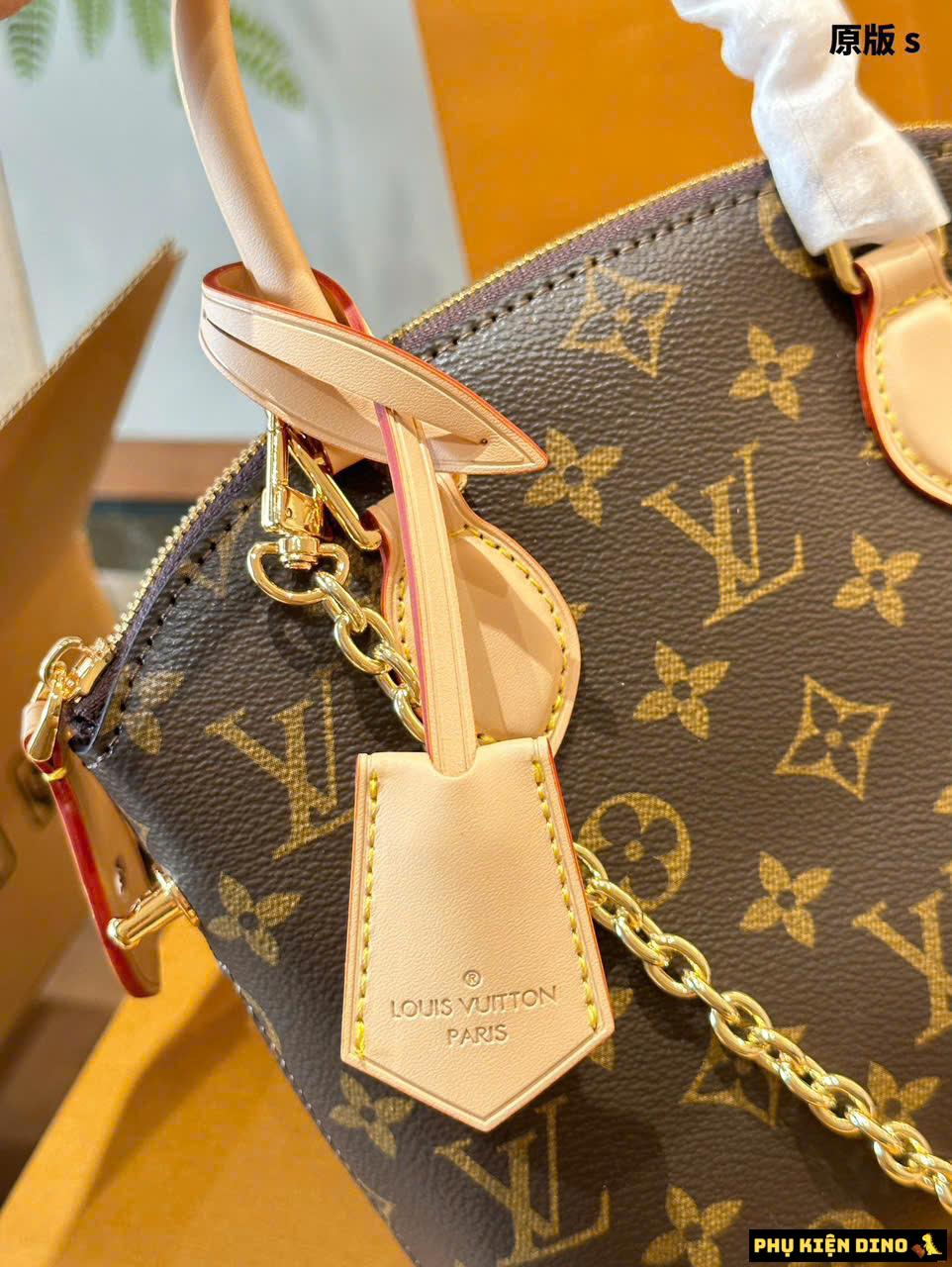 Túi Louis Vuitton LV Lockit BB Brown M12019 9 Túi Louis Vuitton LV Lockit BB Màu Nâu