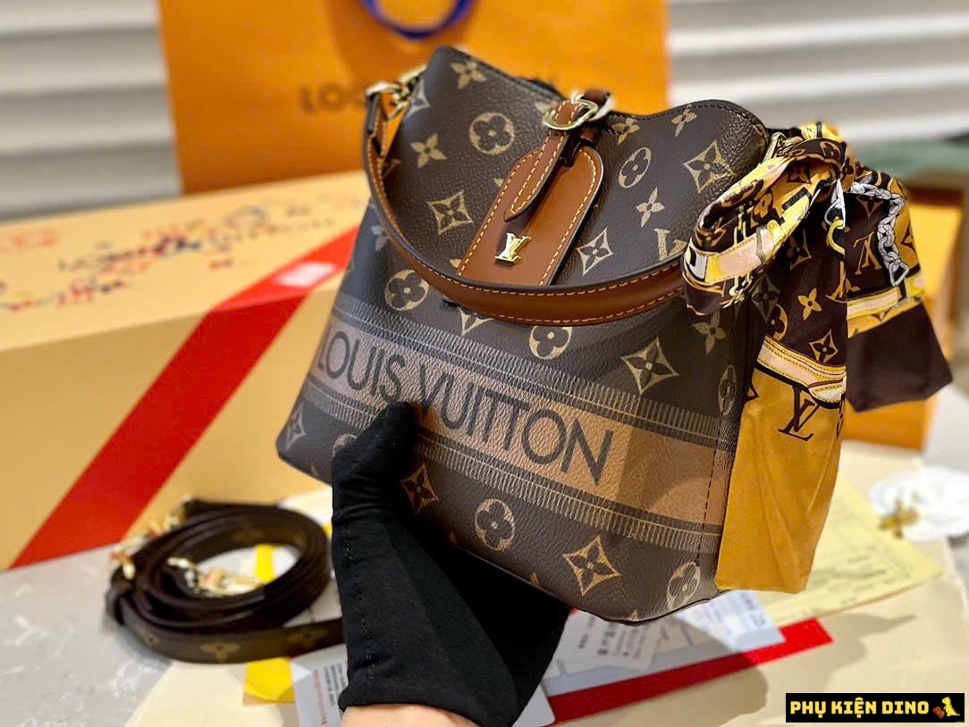 Túi Louis Vuitton LV Neo Họa Tiết Màu Nâu Fullbox Size 20 2 Túi Louis Vuitton LV Neo Brown