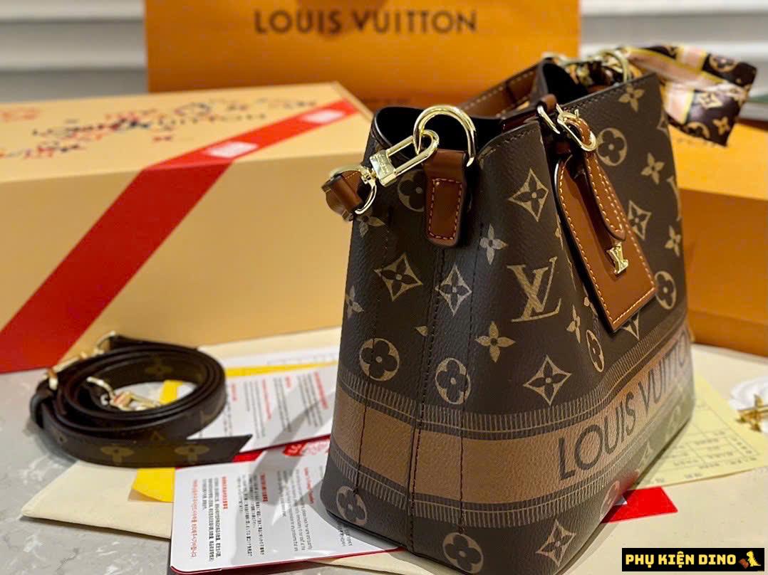 Túi Louis Vuitton LV Neo Họa Tiết Màu Nâu Fullbox Size 20 9 Túi Louis Vuitton LV Neo Họa Tiết Fullbox Size 20