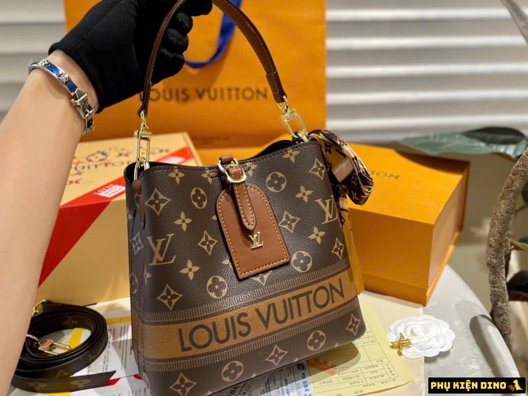 Túi Louis Vuitton LV Neo Họa Tiết Màu Nâu Fullbox Size 20 3 Túi Louis Vuitton LV Neo