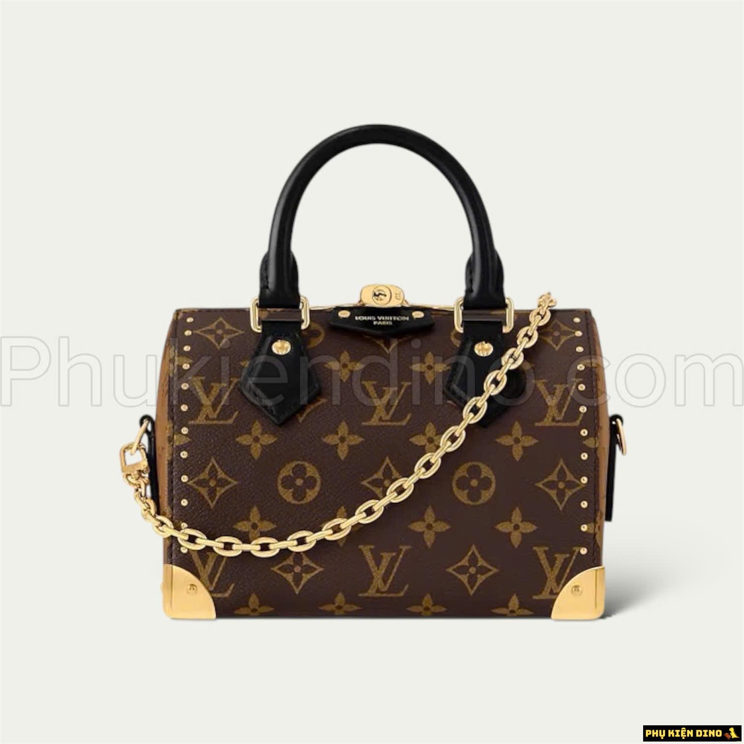 Túi Xách Nữ Louis Vuitton LV Speedy Trunk 20 M13146 1 Túi Xách Nữ Louis Vuitton LV Speedy Trunk 20 M13146