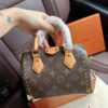 Túi Xách Nữ Louis Vuitton LV Speedy Trunk 20 M13146 16 Túi Xách Nữ Louis Vuitton LV Speedy Trunk Quai Nâu