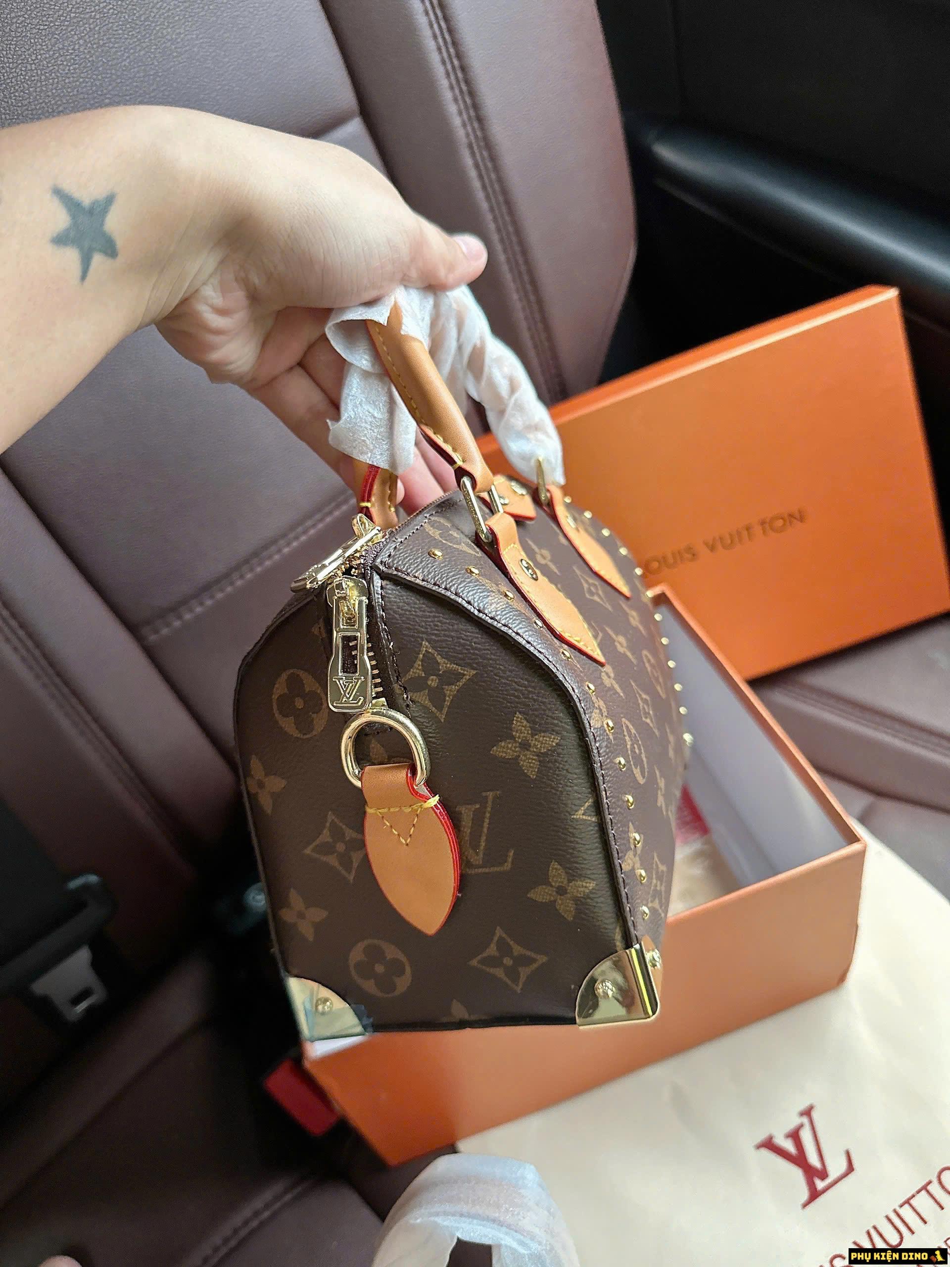 Túi Xách Nữ Louis Vuitton LV Speedy Trunk 20 M13146 4 Túi Xách Nữ Louis Vuitton LV Speedy