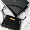 Túi YSL Saint Laurent Leather Manhattan Mini Crossbody Bag Size 19 24 Túi YSL Saint Laurent Leather Manhattan Màu Đen Da Rắn