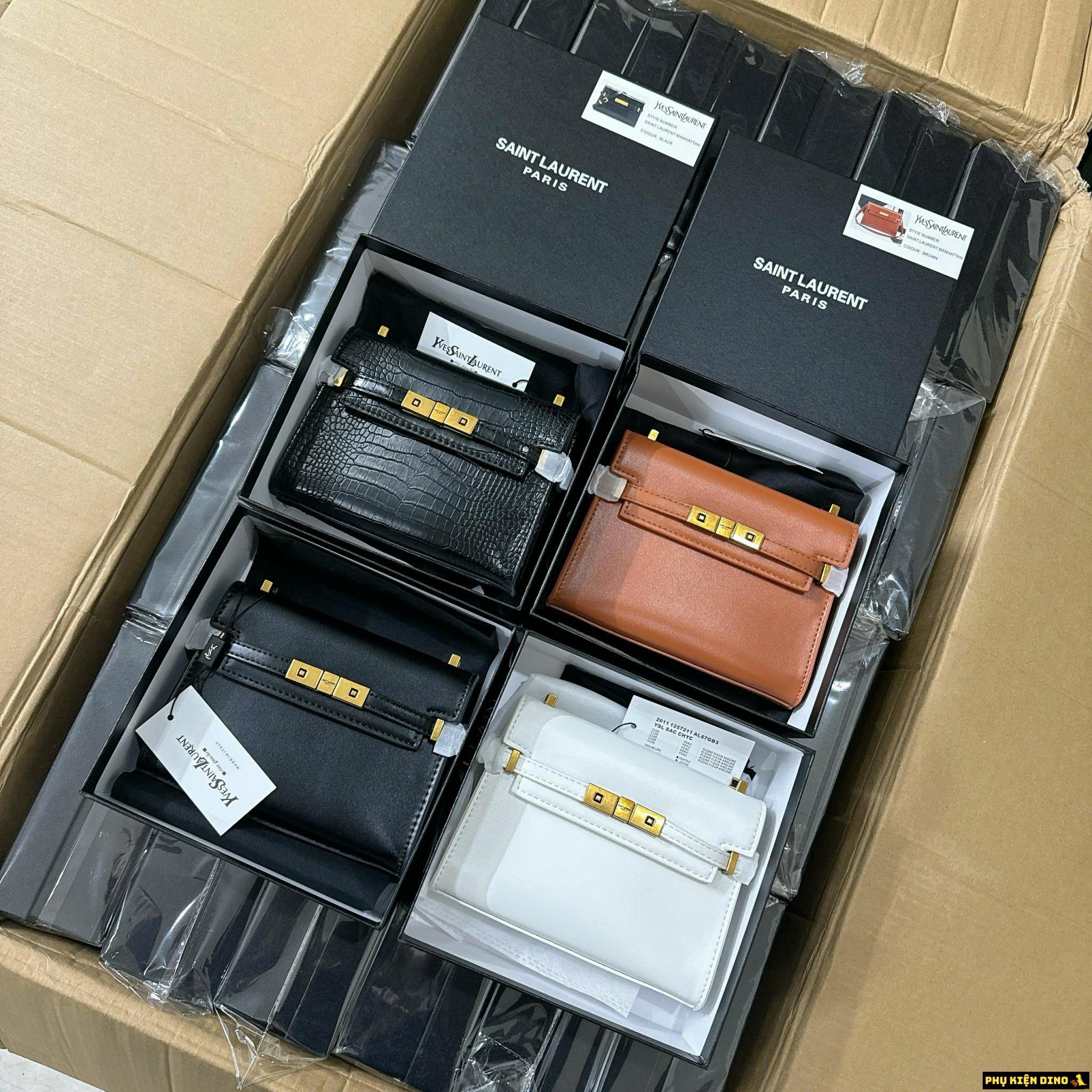 Túi YSL Saint Laurent Leather Manhattan Mini Crossbody Bag Size 19 3 Túi YSL Saint Laurent Leather Manhattan Mini Crossbody Bag