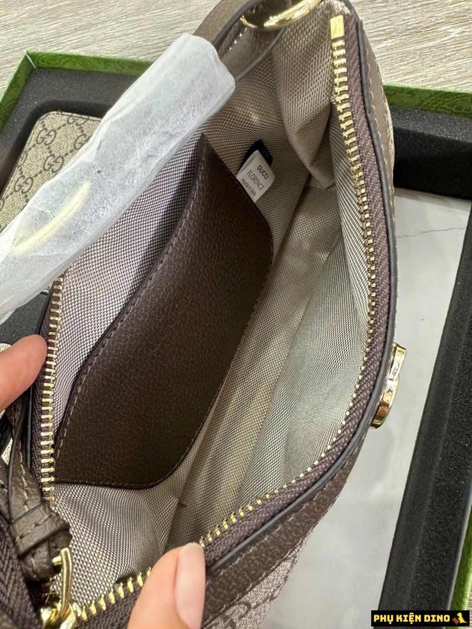 Túi Gucci Ophidia Hộp Quà Tặng Kèm Ví Móc Khóa Fullbox Seal 10 Bên Trong Túi Gucci Ophidia