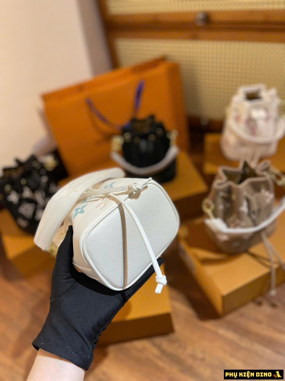 Túi LV Louis Vuitton Dây Rút Fullbox 5 Màu 11 Phần Đế Túi LV Louis Vuitton Dây Rút