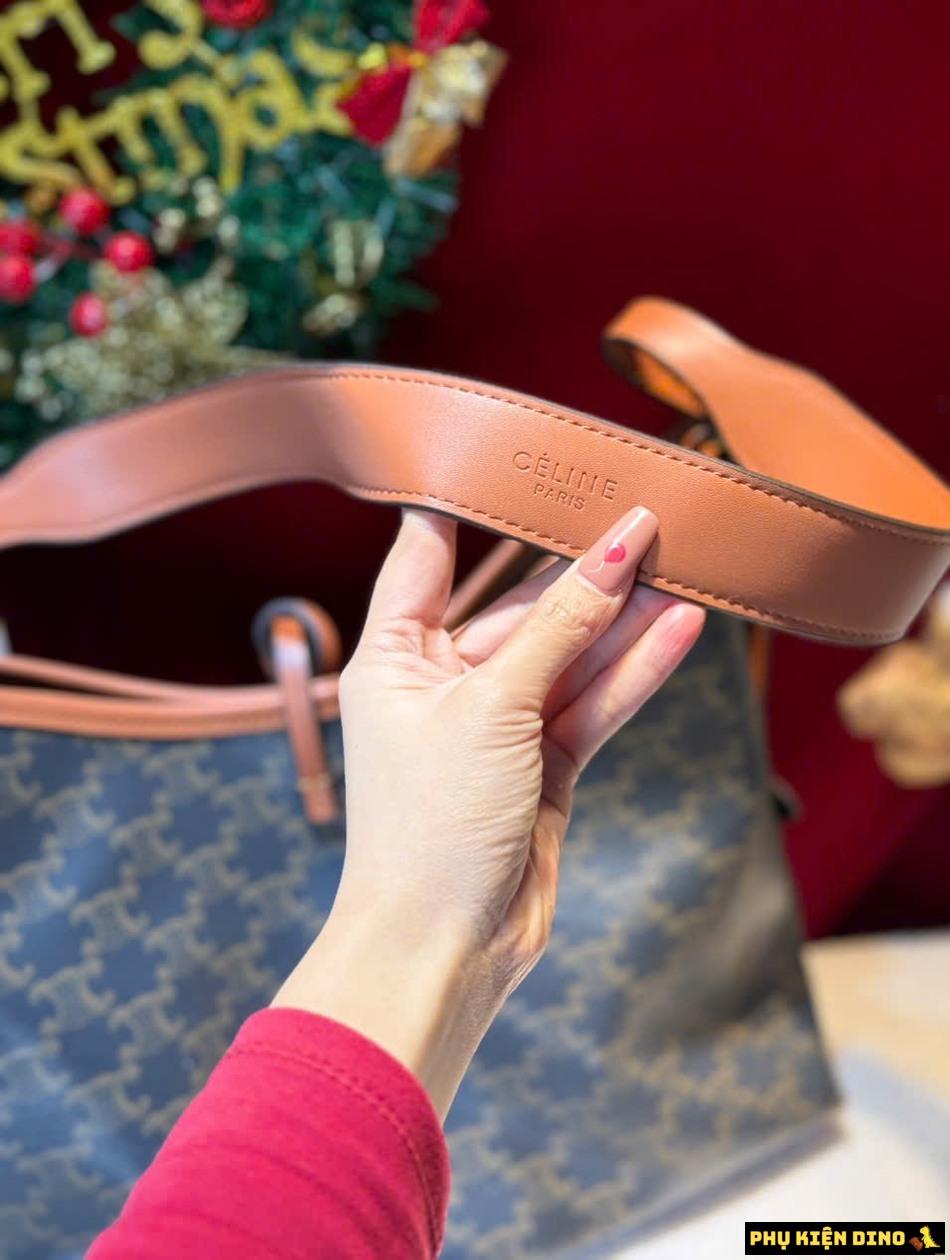 Túi Celine Leather Brown Nâu Fullbox 7 Túi Celine Brown Nâu