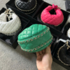 Túi Chanel 23C Mini Pouch Black White Pink Green 20 Túi Chanel 23C Mini Pouch Green