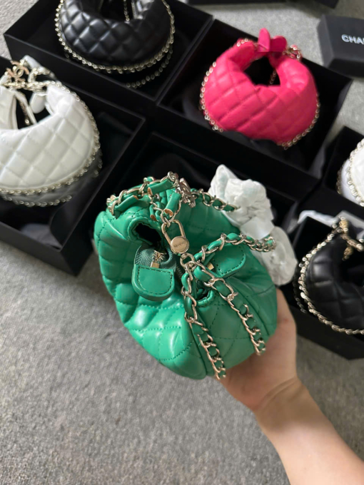 Túi Chanel 23C Mini Pouch Màu Xanh Lá