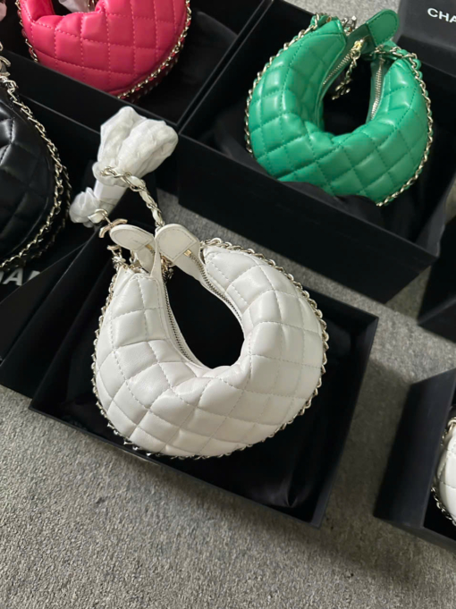 Túi Chanel 23C Mini Pouch White Màu Trắng