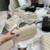 Túi Chanel Classic Màu Đen Logo Vàng Màu Trắng Đen 15 Túi Chanel Classic Trần Trám