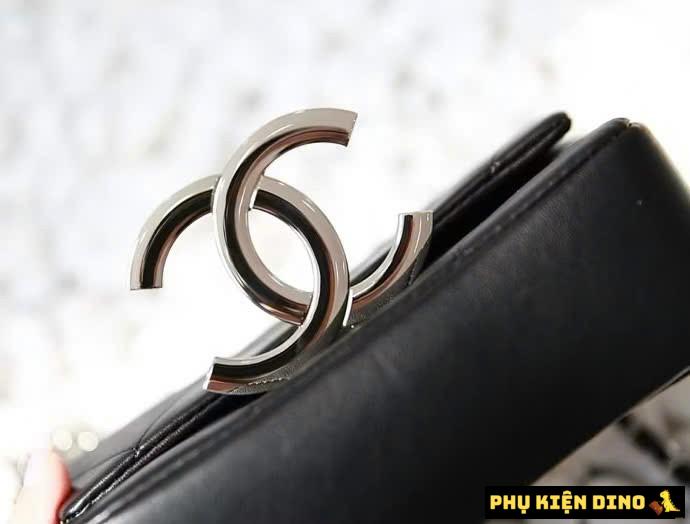 Túi Chanel 2005 Black Giant Flap Bag - Túi Chanel Màu Đen Khóa Bạc 5 Túi Chanel Đen Khóa Bạc