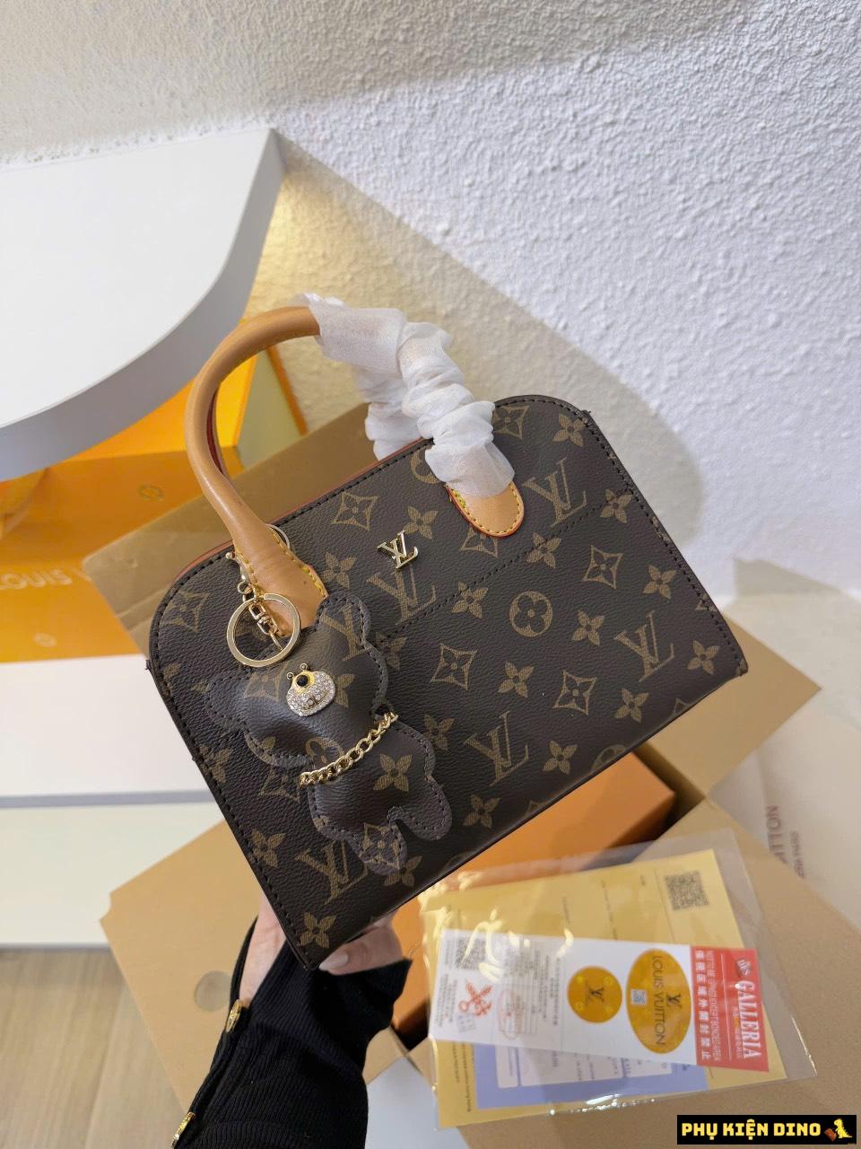 Túi Công Sở LV Louis Vuitton Brown Fullbox 8 Túi Công Sở LV Louis Vuitton Brown Fullbox Quai Nhạt