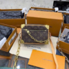 Túi Đeo Chéo Louis Vuitton LV Mini Soft Trunk Denim Nâu Đen 12 Túi Đeo Chéo Louis Vuitton LV Mini Soft Trunk Màu Nâu