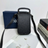Túi Đựng Điện Thoại Dior Màu Đen Trắng Fullbox 21 Túi Đựng Điện Thoại Dior Black Smartphone Bag
