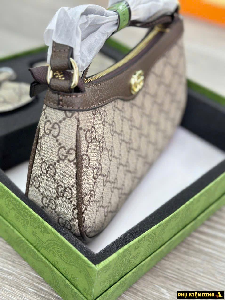 Túi Gucci Ophidia Hộp Quà Tặng Kèm Ví Móc Khóa Fullbox Seal 6 Túi Gucci Ophidia Kèm Ví Móc Khóa Fullbox Seal
