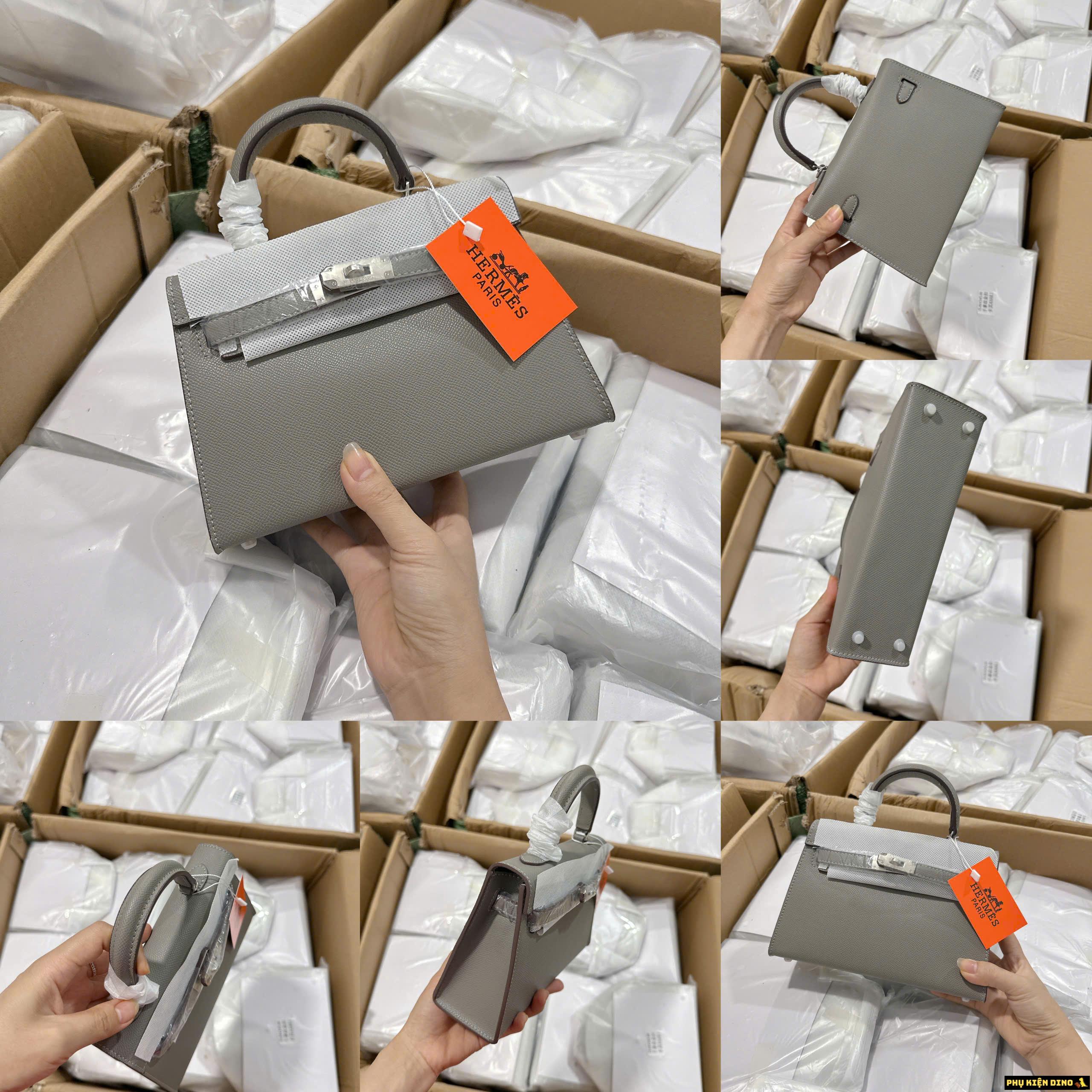 Túi Hermes Gray Màu Xám Size 22 Khóa Bạc 2 Túi Hermes Gray Màu Xám Size 22 Khóa Bạc