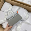 Túi Hermes Gray Size 22 Khóa Bạc